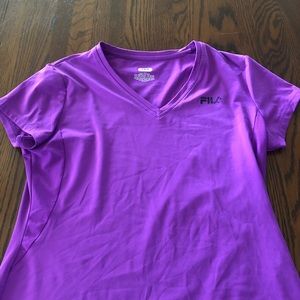 Fila purple shirt